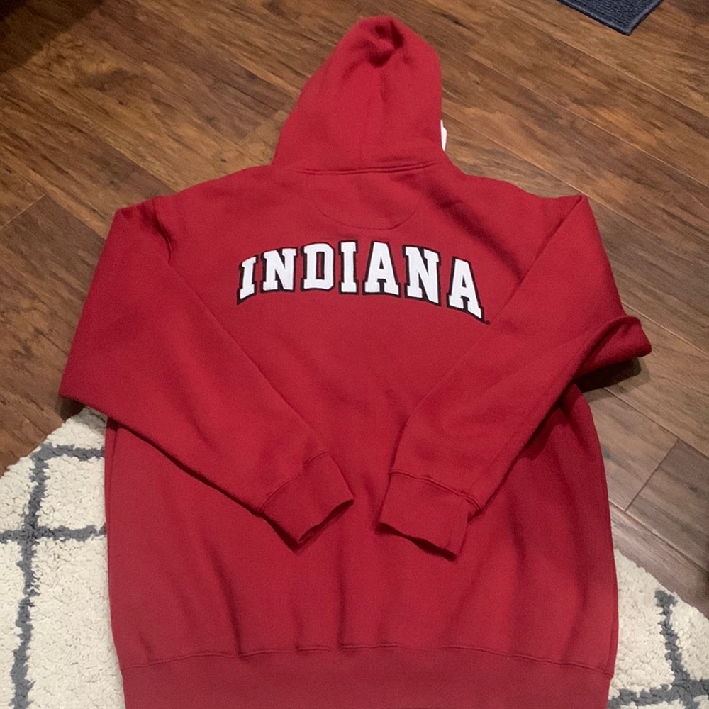 Indiana University zipped hoodie